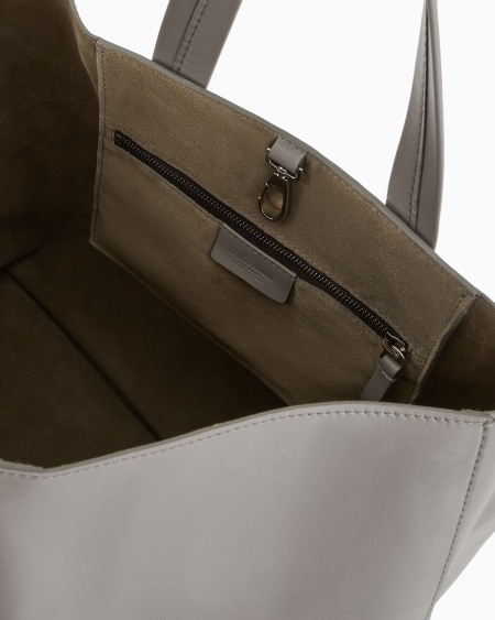 A|x Armani Exchange Nappa-leather And Rope Shopper Bag