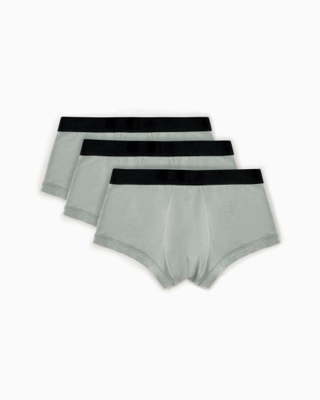 a|x armani exchange Pack of three stretch jersey boxers