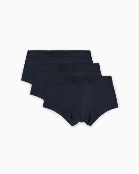 a|x armani exchange Pack of three stretch jersey boxers
