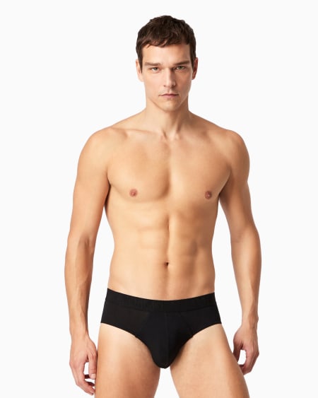 A|x Armani Exchange Pack Of Three Stretch Jersey Briefs