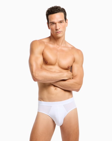 A|x Armani Exchange Pack Of Three Stretch Jersey Briefs