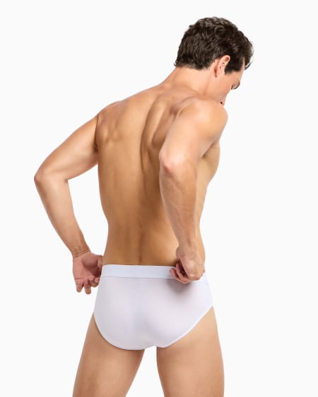 A|x Armani Exchange Pack Of Three Stretch Jersey Briefs