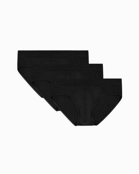 a|x armani exchange Pack of three stretch jersey briefs