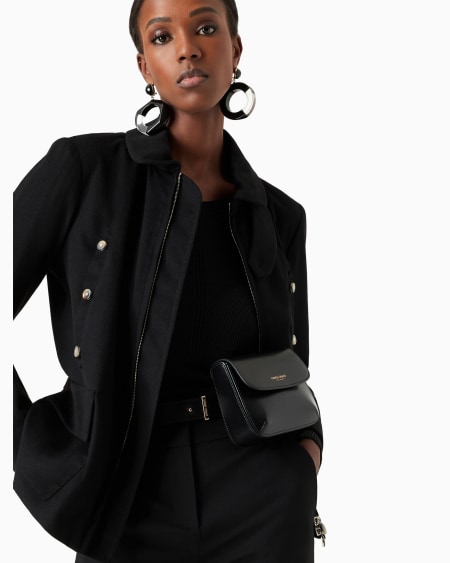 A|x Armani Exchange Palmellato-leather La Prima Belt