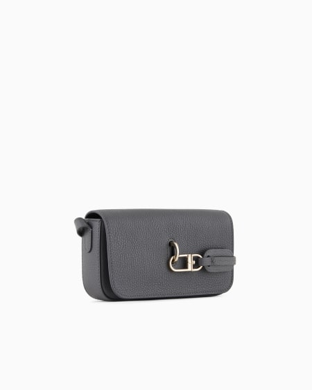 A|x Armani Exchange Pebbled Leather Mini Shoulder Bag