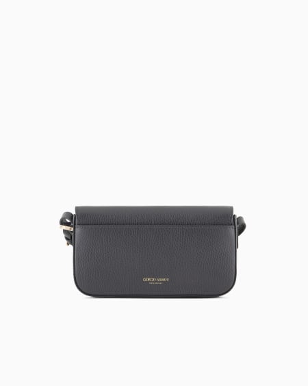 A|x Armani Exchange Pebbled Leather Mini Shoulder Bag