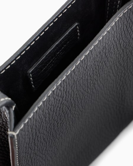 A|x Armani Exchange Pebbled Leather Smart Phone Case
