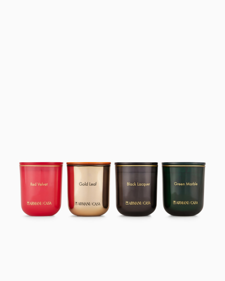 a|x armani exchange PEGASO Set of 4 mini scented candles