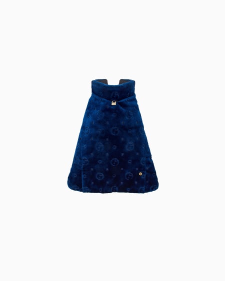 A|x Armani Exchange Poldo X Giorgio Armani Coat In Monogram Jacquard Velvet