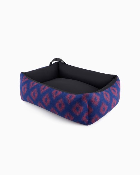 A|x Armani Exchange Poldo X Giorgio Armani Dog Bed In Pinstriped Virgin Wool