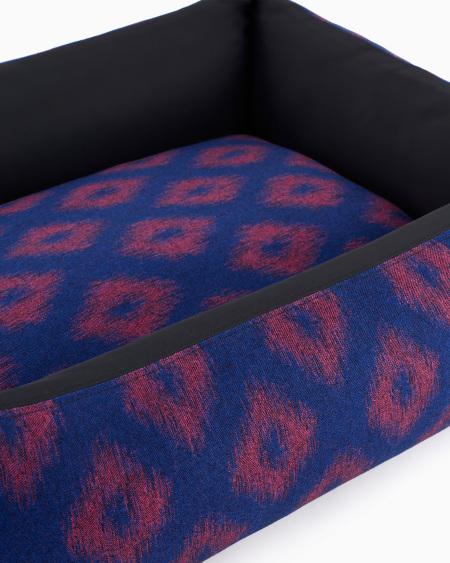 A|x Armani Exchange Poldo X Giorgio Armani Dog Bed In Pinstriped Virgin Wool