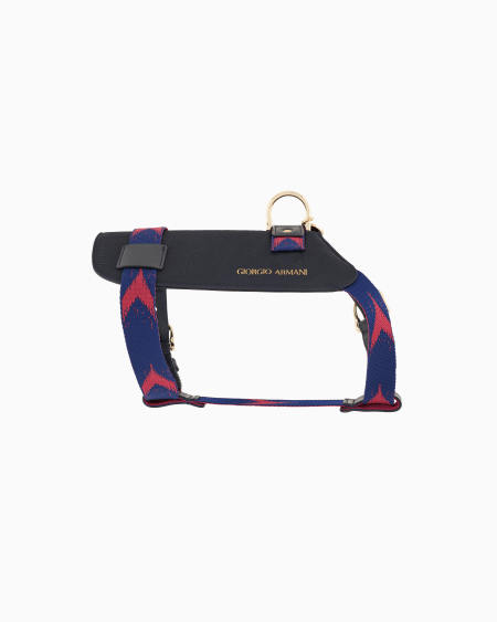 A|x Armani Exchange Poldo X Giorgio Armani Harness In Ikat Jacquard And Leather