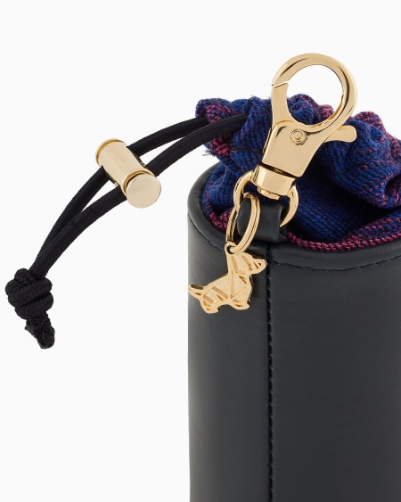 A|x Armani Exchange Poldo X Giorgio Armani Leather Bag Holder