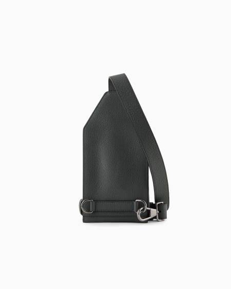 A|x Armani Exchange Printed Leather Smartphone Case