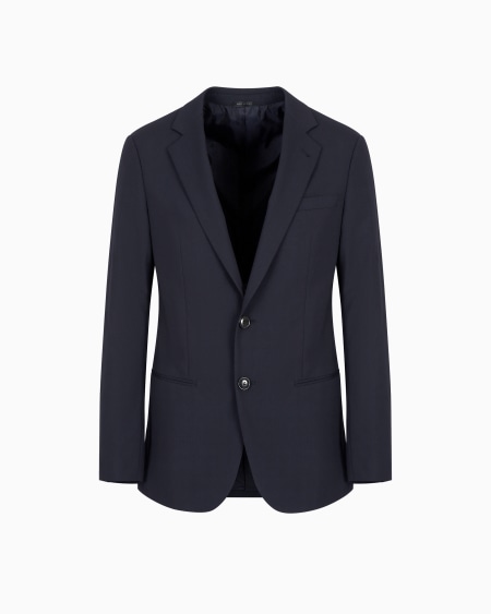 a|x armani exchange Pure virgin wool Soho line single-breasted jacket