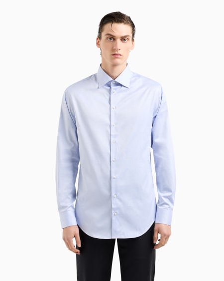 A|x Armani Exchange Regular-fit Classic Cotton Shirt