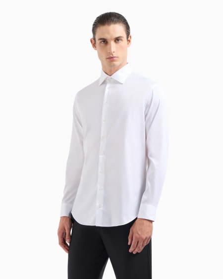 A|x Armani Exchange Regular-fit Classic Cotton Shirt