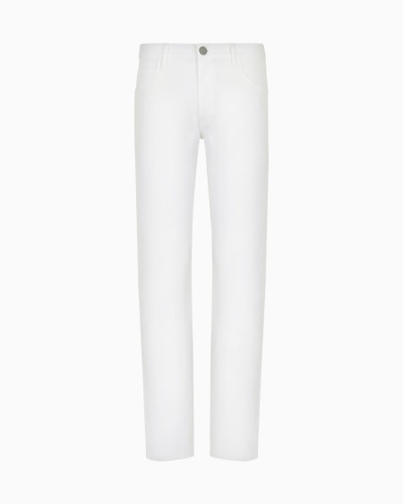 a|x armani exchange Regular-fit five-pocket trousers in stretch cotton