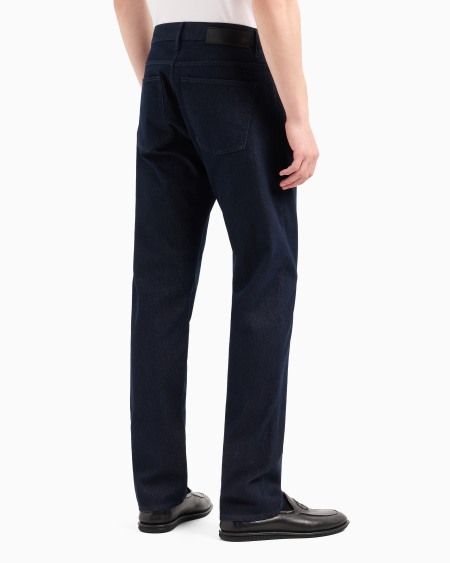A|x Armani Exchange Regular-fit Five-pocket Trousers In Stretch Cotton