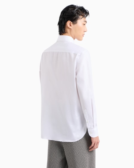 A|x Armani Exchange Regular-fit Shirt In Luxury Cotton Twill