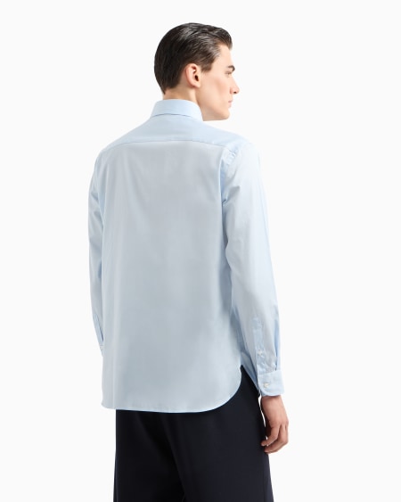 A|x Armani Exchange Regular-fit Shirt In Luxury Cotton Twill