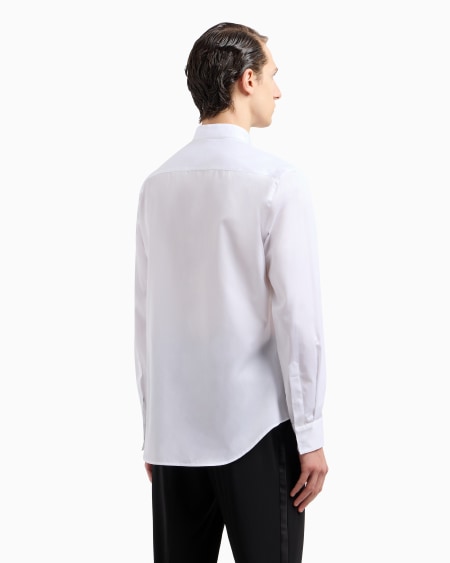 A|x Armani Exchange Regular-fit Shirt In Luxury Cotton Twill