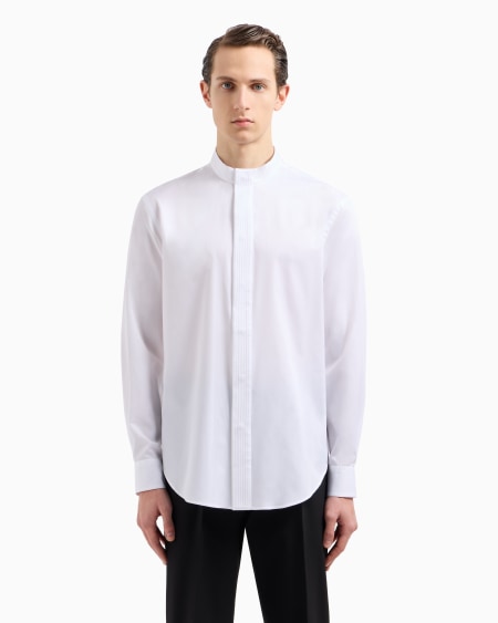 A|x Armani Exchange Regular-fit Shirt In Luxury Cotton Twill