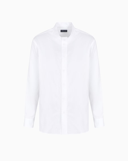 a|x armani exchange Regular-fit shirt in luxury cotton twill