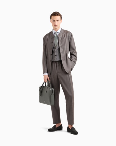 A|x Armani Exchange Regular-fit Shirt In Luxury Striped Cotton