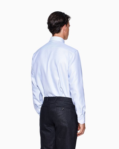 A|x Armani Exchange Regular-fit Shirt Made From Micro-woven Cotton