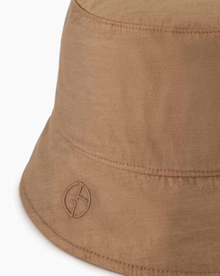 A|x Armani Exchange Reversible Nappa-leather Cloche Hat