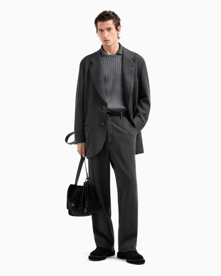 A|x Armani Exchange Ribbed Cashmere And Silk Jumper