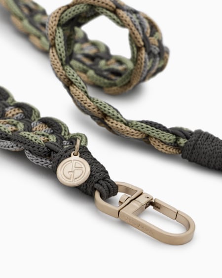 A|x Armani Exchange Rope Shoulder Strap With A Woven Motif