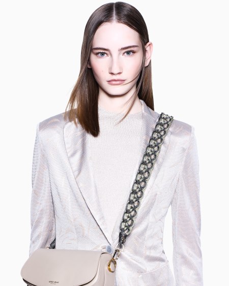 A|x Armani Exchange Rope Shoulder Strap With A Woven Motif