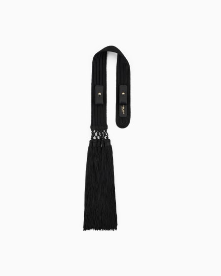 a|x armani exchange Sautage shoulder strap with tassels