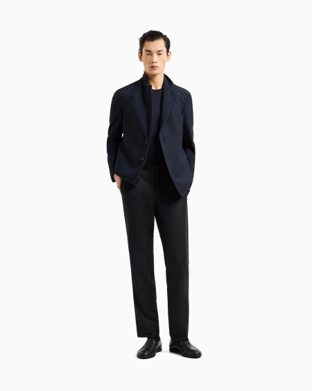 A|x Armani Exchange Short-sleeved Cashmere Icon Jumper