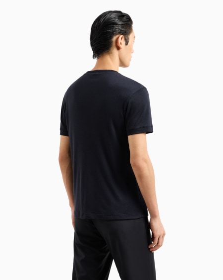A|x Armani Exchange Short-sleeved Cashmere Icon Jumper