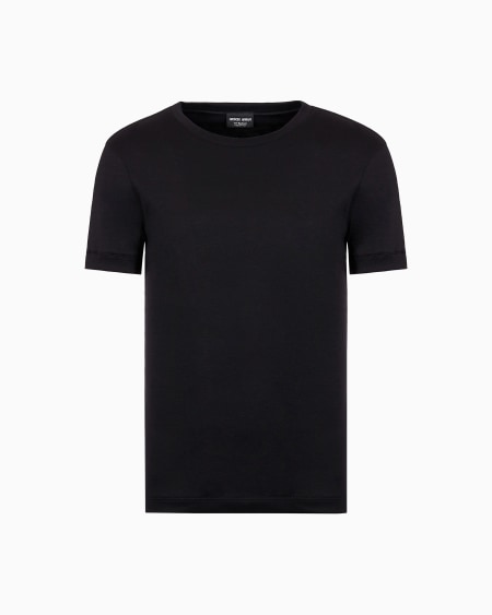 a|x armani exchange Short-sleeved cashmere Icon jumper