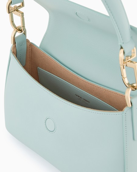 A|x Armani Exchange Small La Prima Soft Bag In Nappa Leather