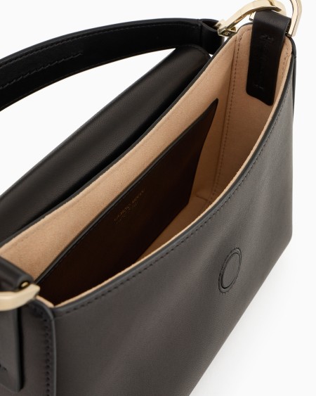 A|x Armani Exchange Small La Prima Soft Bag In Nappa Leather