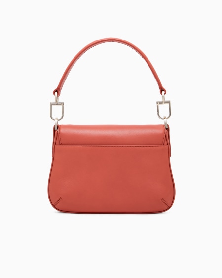 A|x Armani Exchange Small La Prima Soft Bag In Nappa Leather