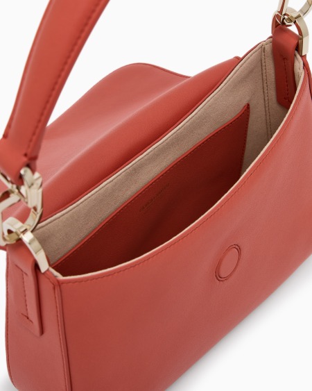 A|x Armani Exchange Small La Prima Soft Bag In Nappa Leather