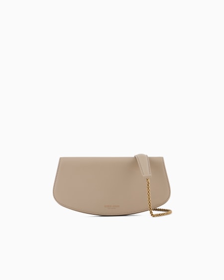 a|x armani exchange Small leather shoulder clutch bag a|x armani exchange Small leather shoulder clutch bag