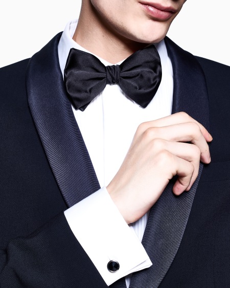 A|x Armani Exchange Sterling Silver Cufflinks With A Coloured Crystal