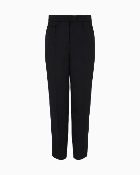a|x armani exchange Straight trousers in virgin wool