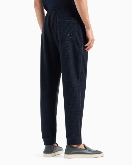 A|x Armani Exchange Stretch Jersey Flat-front Trousers
