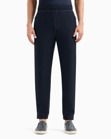 A|x Armani Exchange Stretch Jersey Flat-front Trousers