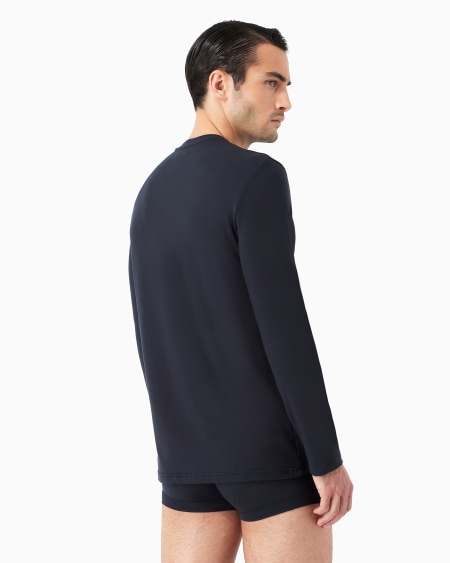 A|x Armani Exchange Stretch-jersey Loungewear Long-sleeved T-shirt