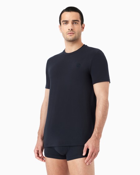A|x Armani Exchange Stretch-jersey Loungewear Short-sleeved T-shirt