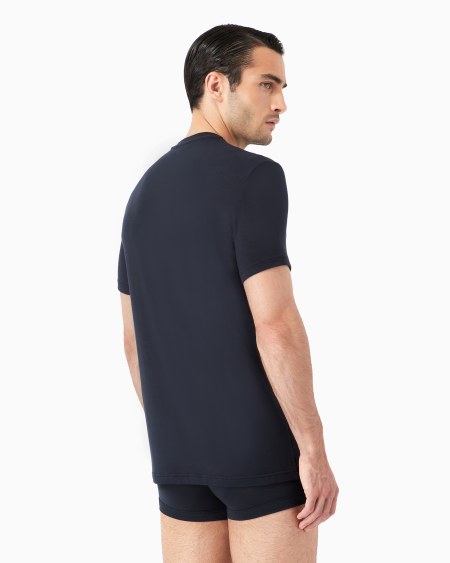 A|x Armani Exchange Stretch-jersey Loungewear Short-sleeved T-shirt